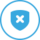 Shield Marked with X