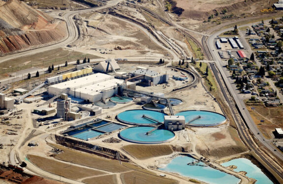 The treatment process involves removing dissolved and suspended metals from contaminated water feeds.