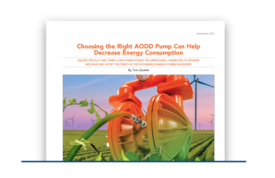 Wilden AODD Pumps Decrease Energy Consumption