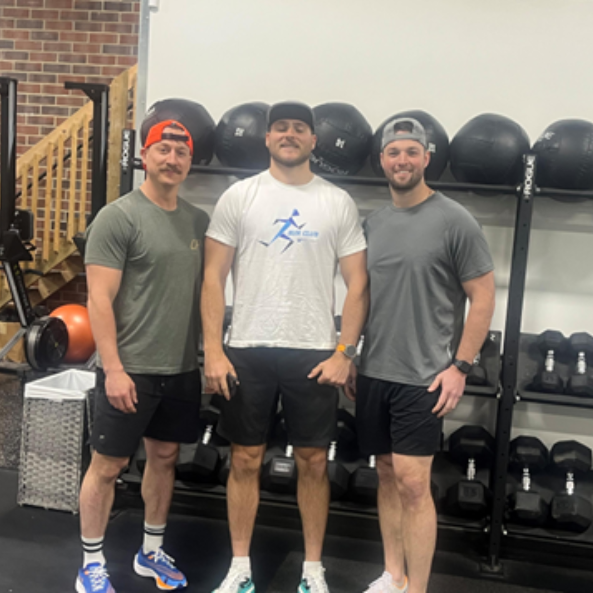 ECI employees in onsite gym